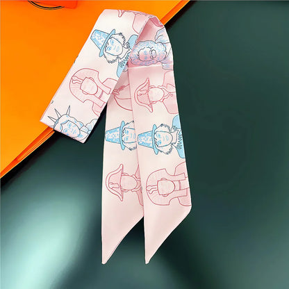 Silk Summer Scarf for Women Lightweight Neckwear - Smarsty