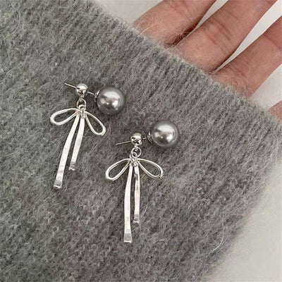 Elegant Red Zircon Butterfly Drop Earrings for Women Fashion - Smarsty