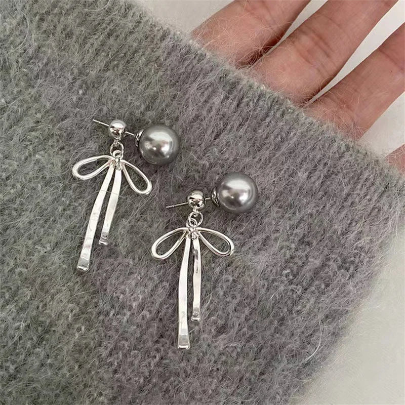 Elegant Red Zircon Butterfly Drop Earrings for Women Fashion - Smarsty