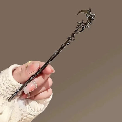 Romantic Moonstone Star Hair Stick for Trendy Girls - Smarsty