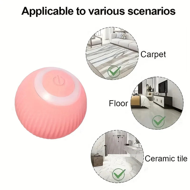 Automatic Interactive Dog Toy Ball for Puppies - Smarsty