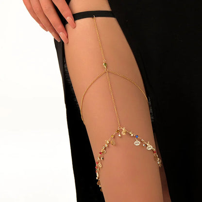 Bohemian Double Layer Metal Leg Chain for Women - Smarsty