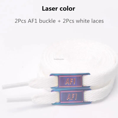 Original AF1 Shoelaces Combination White Flats laces and Shoe Decoration Suit Sneaker Shoelace Air Force one Shoes Accessories - Smarsty