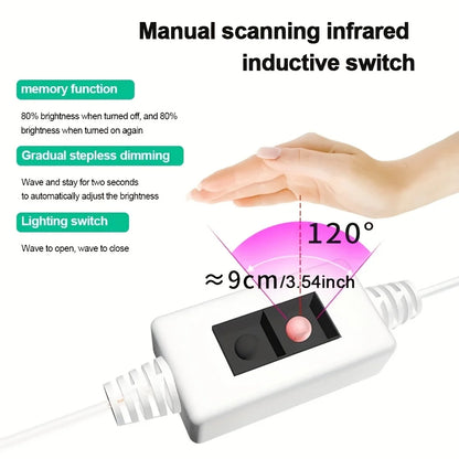 Dimmable USB Gesture Sensor Night Light Strip - Smarsty