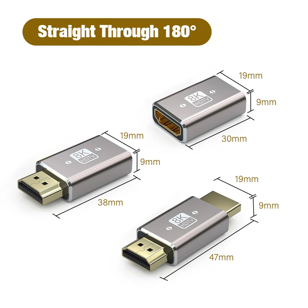 8K HDMI 2.1 Right Angle Cable for Easy Connections - Smarsty