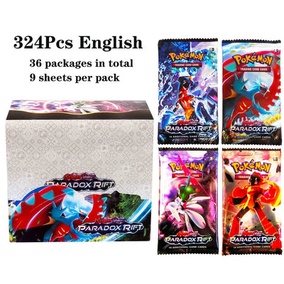 324pcs Pokemon TCG: Sword & Shield-Fusion Strike Booster Display Box (36 Packs) Board Game Card DESTINED RIVALS Stellar Crown - Smarsty