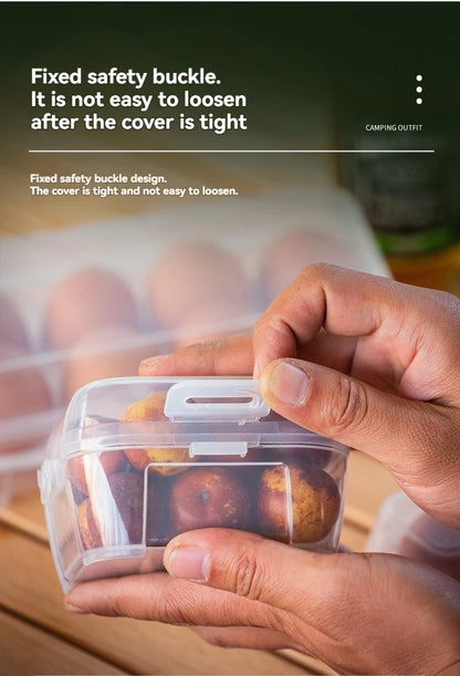 Outdoor Shockproof Egg Box Storage Box, Portable Camping Shatterproof Egg Tray, Home Plastic Protection Box, Travel Shatterproof by Smarsty