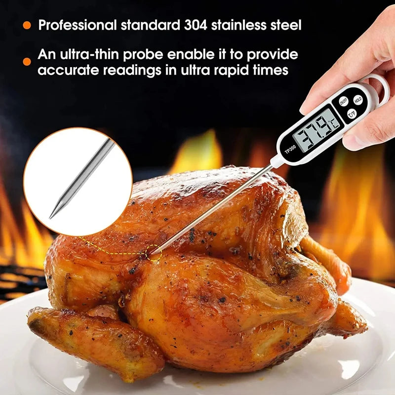 Xiaomi Digital Kitchen Food Thermometer Stainless Steel Electronic Temperature Gauge Tool Thermometer For Milk BBQ Meat Cooking