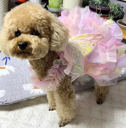 Princess Style Lace Skirt Dog Cat Dress - Smarsty
