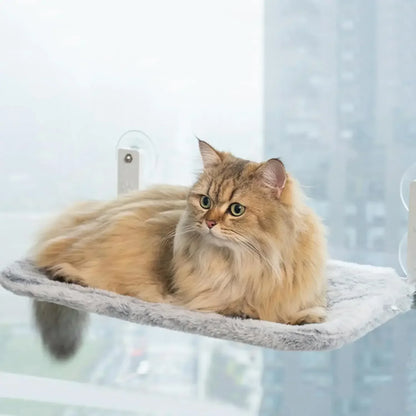 Cordless Cat Hammock With Suction Cups For Sunbathing - Smarsty