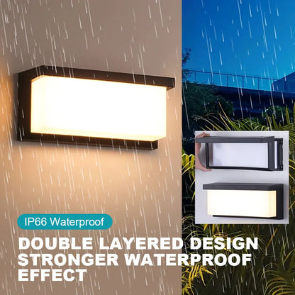 LED Wall Light With Motion Sensor For Outdoor Use - Smarsty