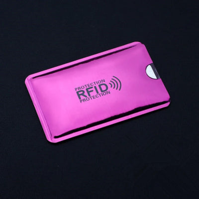 10pcs Anti Rfid Credit Card Holder Blocking Reader Lock Blocker Bank Cards Protector Shielding Bag Colorful Anti-theft Card Case - Smarsty