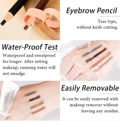 5pcs Waterproof Microblading Eyebrow Pencil Set - Smarsty