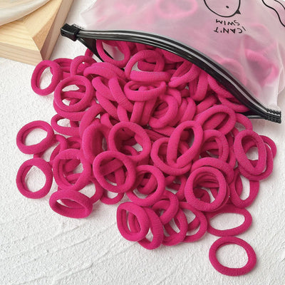 Kids Colorful Elastic Hair Bands Soft Non Slip Scrunchies - Smarsty