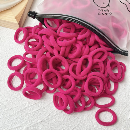 Kids Colorful Elastic Hair Bands Soft Non Slip Scrunchies - Smarsty
