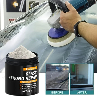 Super glass polishing powder|Restore glass clarity|Polishing for brightness|Glass scratch repair powder|Nanoscale scratch repair - Smarsty