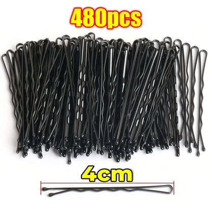 Black Bobby Pins Set for Effortless Hair Styling - Smarsty