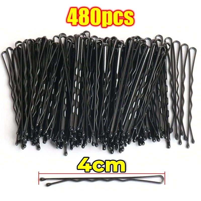 Black Bobby Pins Set for Effortless Hair Styling - Smarsty