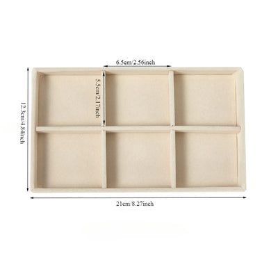 Velvet Jewelry Display Tray for Organized Storage - Smarsty