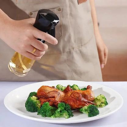 1pc 200ml/300ml Oil Spray Bottle Kitchen Cooking Olive Oil Dispenser Camping BBQ Baking Vinegar Soy Sauce Sprayer Containers by Smarsty