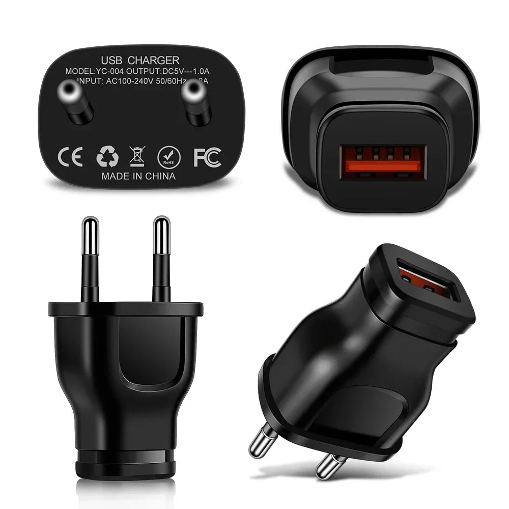 Compact Universal USB Wall Charger 5V 1A Power Adapter - Smarsty