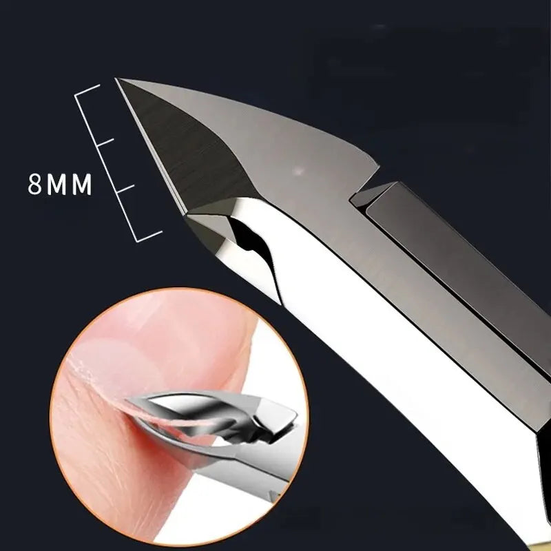 Stainless Steel Nail Cuticle Nipper for Precise Grooming - Smarsty