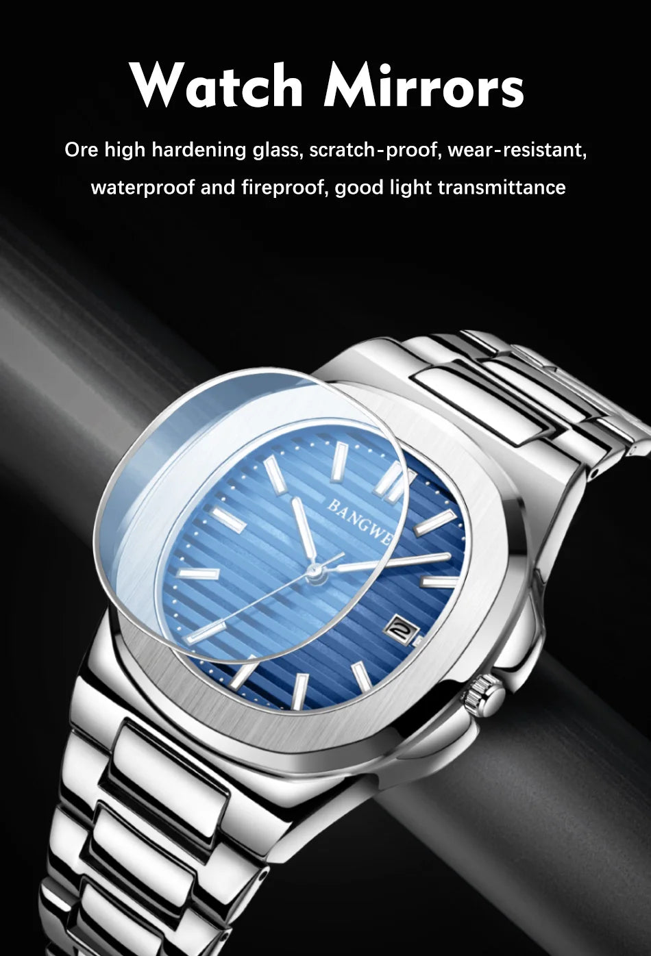 Luxury Waterproof Men's Quartz Watch with Automatic Date - Smarsty