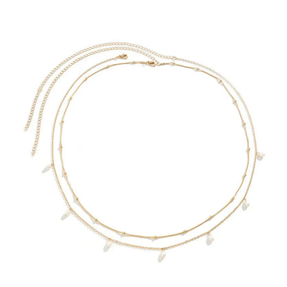 Fashion Sexy Double Layer Pearl Belly Chain for Women - Smarsty