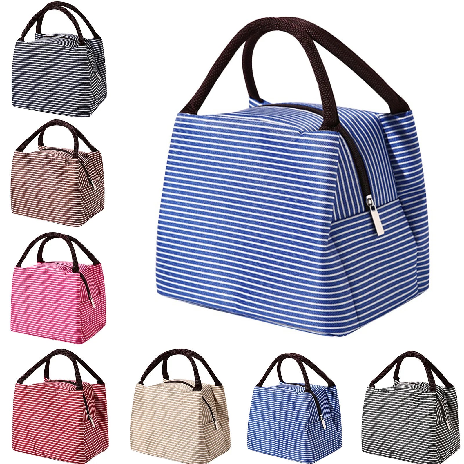 Insulated Lunch Bag With Handle For Women And Men Portable - Smarsty