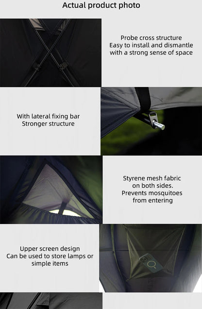 WELLHIKE Outdoor Portable Tent Single and Double Field Park Camping Equipment Rain and Sun Thickened Three Sseason Tent
