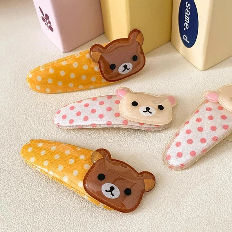 Kawaii Rilakkuma Hair Clips for Girls Birthday Gift - Smarsty