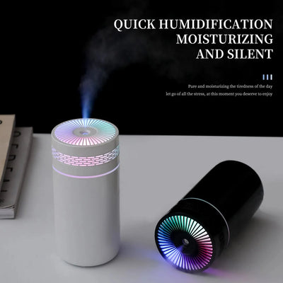 Portable USB Car Air Humidifier with LED Light - Smarsty
