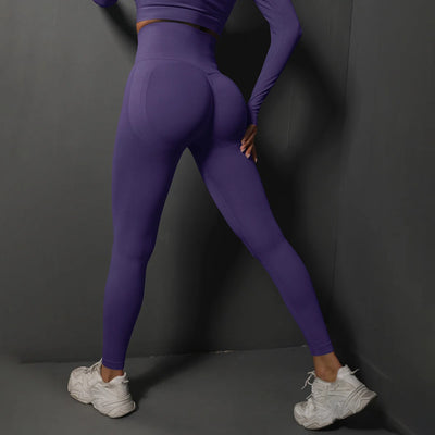 High Waist Yoga Leggings Women Seamless Push Up Sport Leggings Fitness Running Hip Lift Yoga Pants Highly Elastic Gym leggings - Smarsty