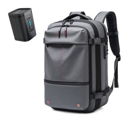 Men Travel Backpack vacuum compression 17 inch Laptop Backpack Business Large Capacity school Backpack Expanded Hiking backpack - Smarsty