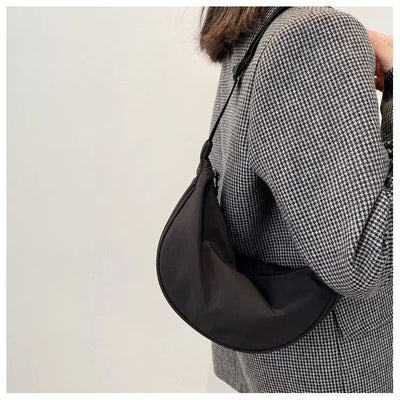 Women Backpack PU Leather Crossbody Bag With Zipper - Smarsty