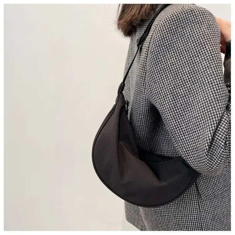 Women Backpack PU Leather Crossbody Bag With Zipper - Smarsty