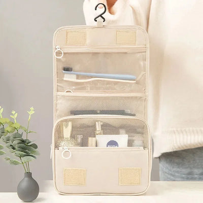 High Quality Travel Makeup Bag Waterproof Toiletries Organizer  Women Neceser Bathroom Hook Wash Pouch Hook Makeup Storage Bag - Smarsty