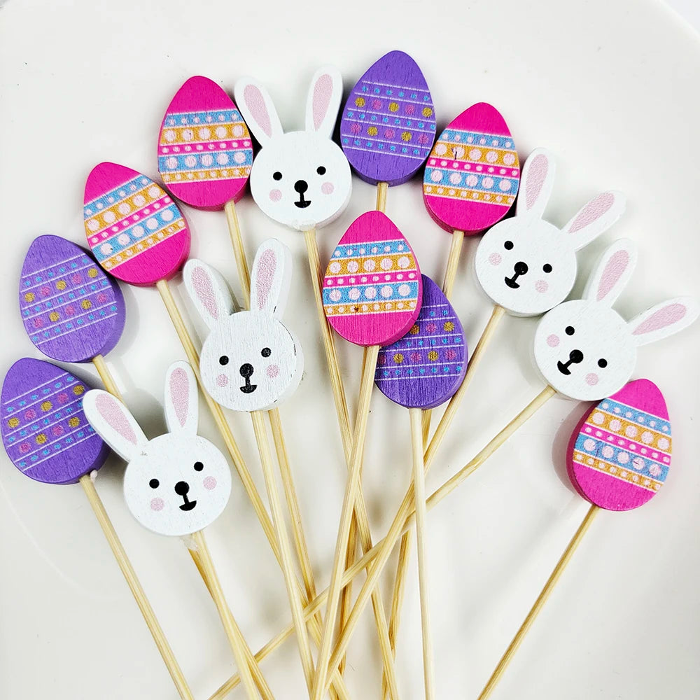 Easter Disposable Bamboo Skewers for Festive Decor - Smarsty