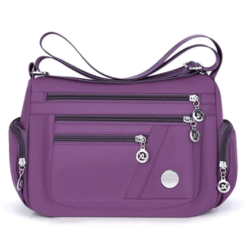 Unisex Nylon Crossbody Bag With Durable Oxford Cloth - Smarsty