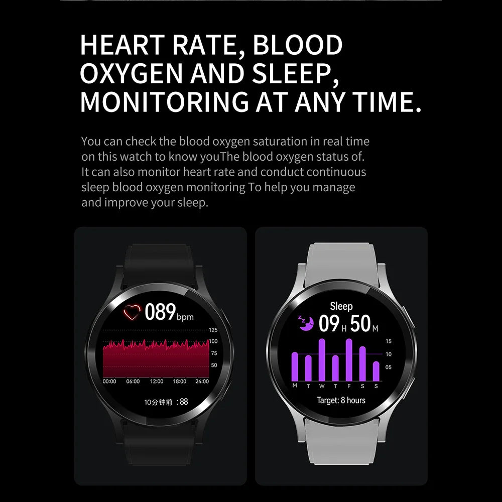 Bluetooth Smartwatch for Men and Women with Health Monitor - Smarsty