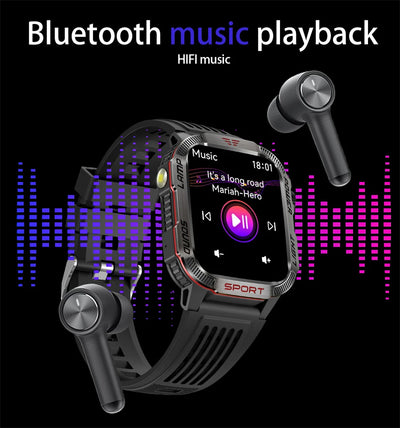 Military GPS Smart Watch with Bluetooth Call Feature - Smarsty