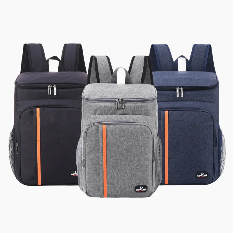 18L Portable Insulated Lunch Bag Cooler Waterproof Oxford - Smarsty