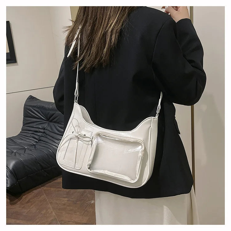 Y2K Harajuku Transparent Ita Bag Crossbody Purse For Women - Smarsty