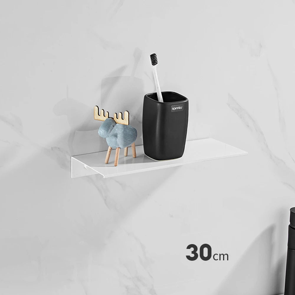 Aluminum Floating Bathroom Shelf for Organized Storage - Smarsty