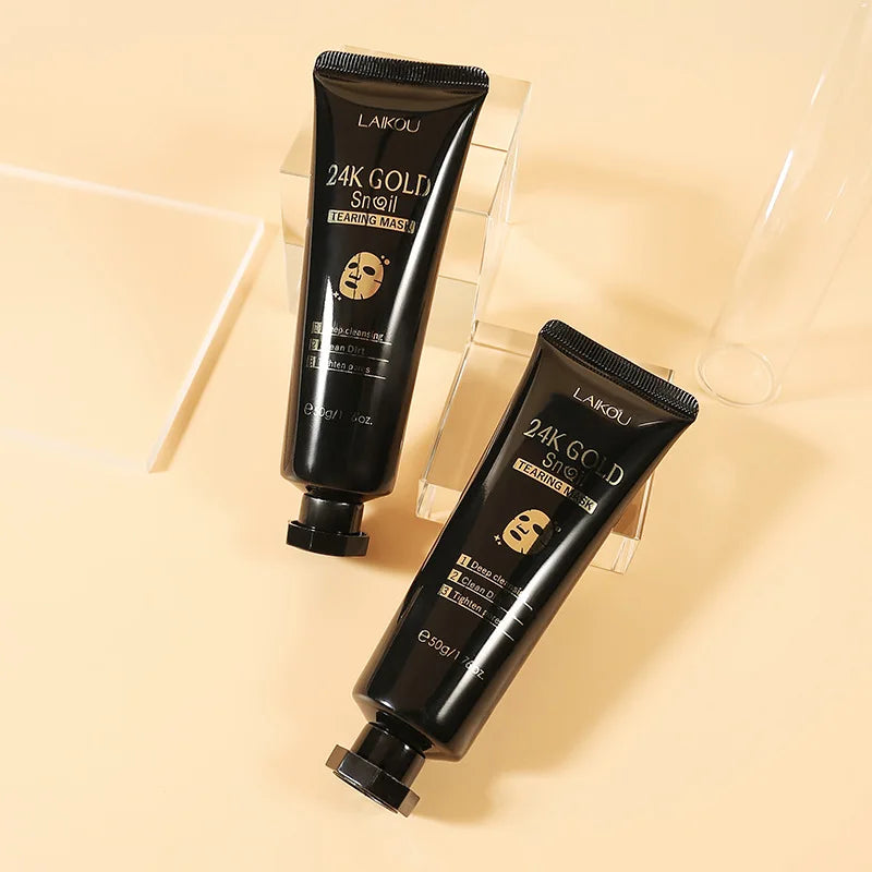 24K Gold Sakura Peeling Face Mask for Anti Aging - Smarsty