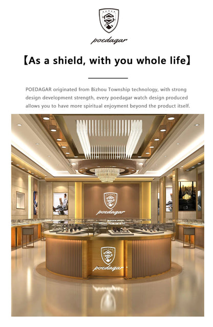 Luxury Waterproof Quartz Watch for Men with Luminous Dial - Smarsty