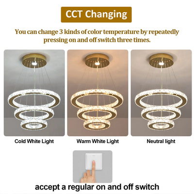 French luxury crystal chandeliers Hall living room Led ceiling lamp pendant ceiling light Room Kitchen Dining table decoration ﻿ - Smarsty