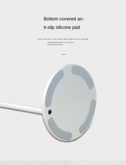 Curved Aluminum Headphone Stand with Sturdy Base - Smarsty