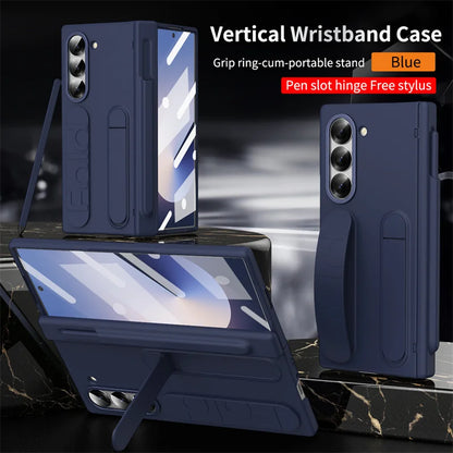 Galaxy Z Fold Case With Pen Slot Kickstand Shield Pro - Smarsty