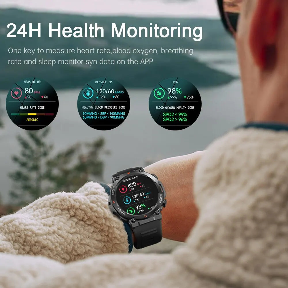 HD Bluetooth Call Smart Watch for Men Fitness Tracker - Smarsty